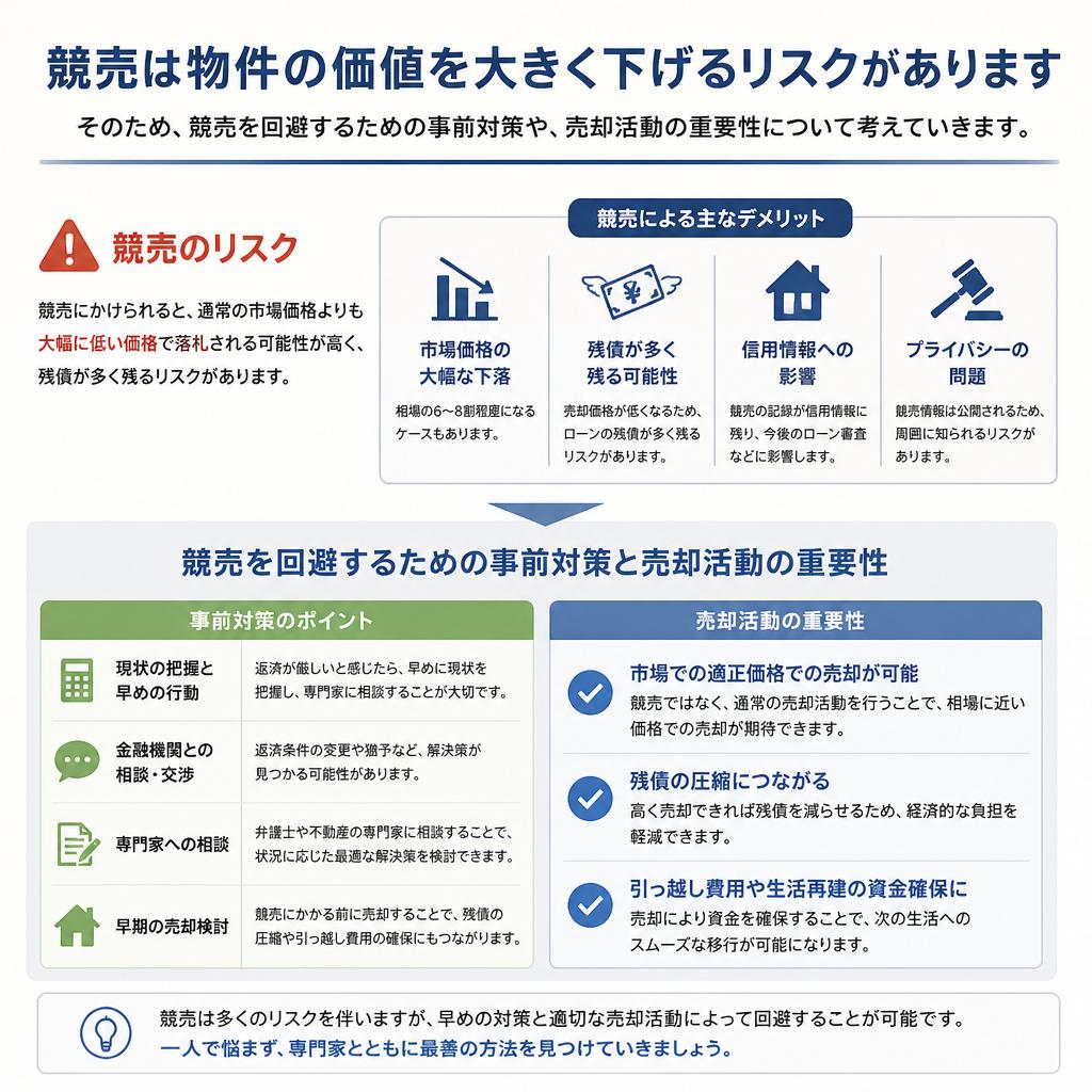 競売のリスクを回避するために