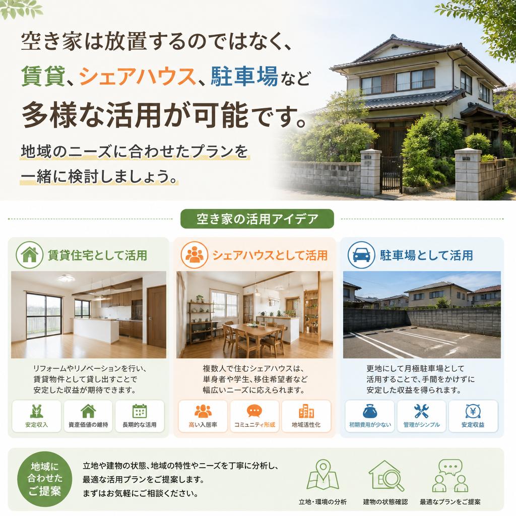 2. 空き家の活用方法